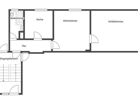 Wohnung zur Miete 540 € 2 Zimmer 46,4 m² 3. Geschoss frei ab 15.11.2026 Saarlandstraße 75 Süd Ludwigshafen am Rhein 67061
