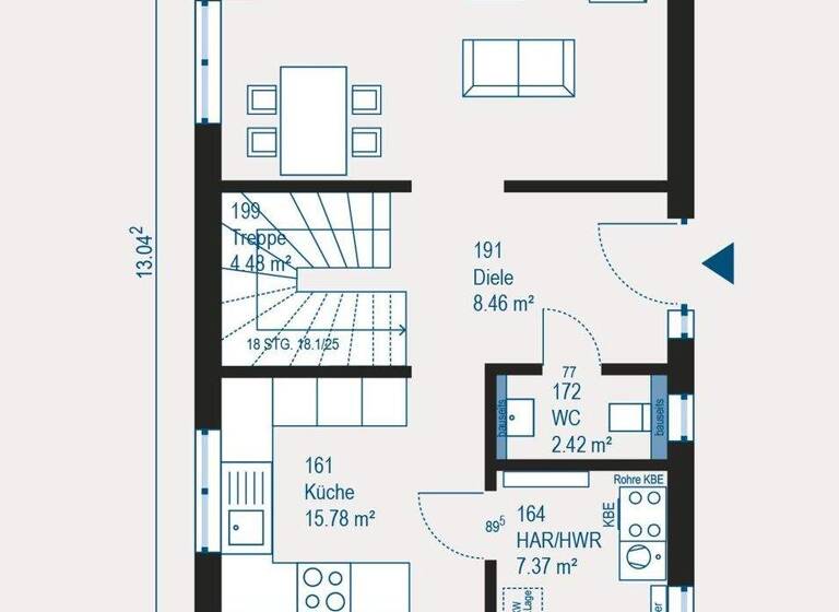 Stadthaus zum Kauf provisionsfrei 700.000 € 5 Zimmer 204,9 m² 316 m² Grundstück Ruppertshain Kelkheim (Taunus) 65779