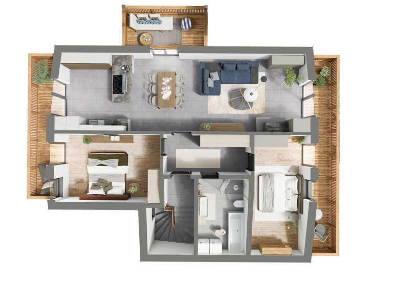 Wohnung zum Kauf - Erstbezug 749.000 € 3 Zimmer 93 m² 2. Geschoss frei ab sofort Unterstein Schönau a. Königssee 83471