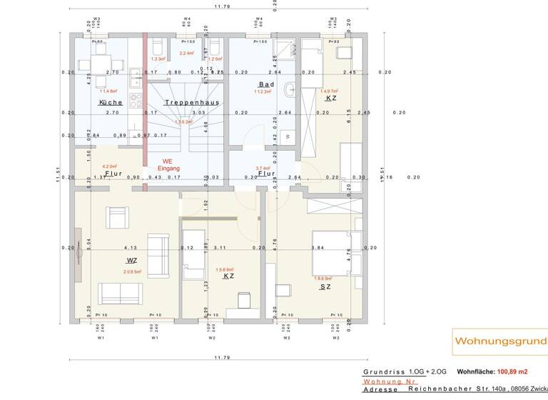 Mehrfamilienhaus zum Kauf provisionsfrei 379.000 € 400 m² 470 m² Grundstück Reichenbacher Straße 140 A Maxhütte Zwickau 08056