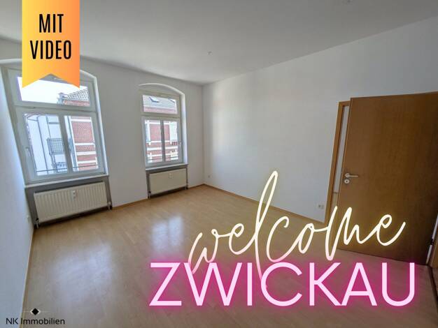 Wohnung zur Miete 295 € 3 Zimmer 59,2 m² 2. Geschoss Reichenbacher Straße 108 Bahnhofsvorstadt Zwickau 08056
