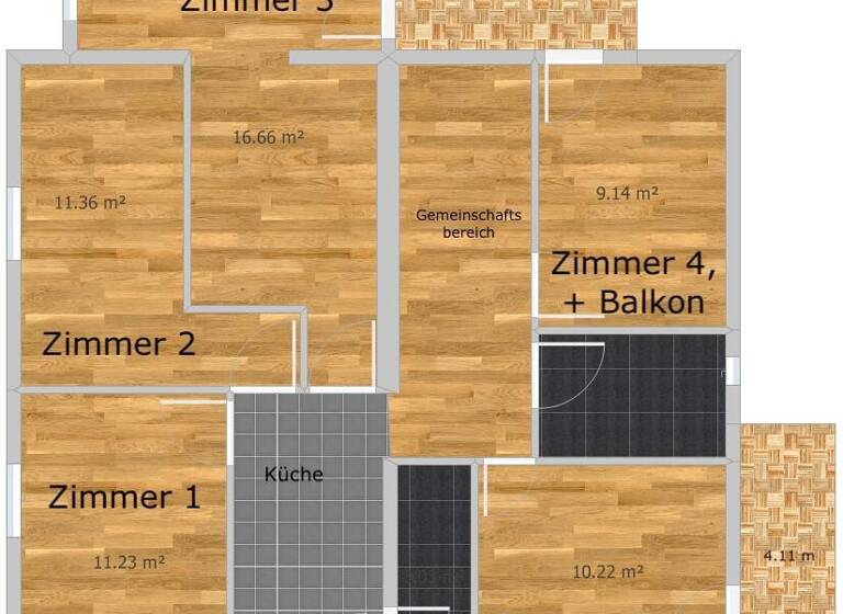 WG-Zimmer zur Miete 710 € 1 Zimmer 9 m² 2. Geschoss Ludwigsvorstadt-Isarvorstadt München 80336