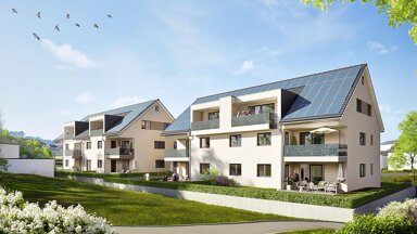 Terrassenwohnung zum Kauf provisionsfrei 389.000 € 2 Zimmer 54,9 m² EG Uhlandstraße 10 Gärtringen Gärtringen 71116