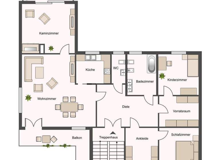Wohnung zum Kauf 199.900 € 5 Zimmer 155,3 m² 1. Geschoss Audenhain Mockrehna 04862