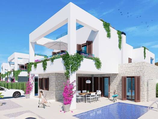 Doppelhaushälfte zum Kauf - Erstbezug provisionsfrei 447.000 € 4 Zimmer 271 m² 249 m² Grundstück San Juan de los Terreros 04648