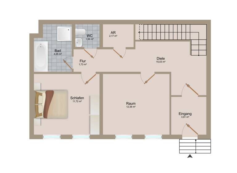 Maisonette zum Kauf 585.000 € 4 Zimmer 110 m²<br/>Wohnfläche Plauen (Kantstr.) Dresden 01187