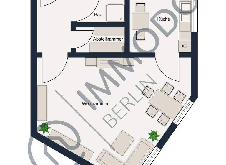 Studio zum Kauf 190.000 € 1 Zimmer 28 m² 3. Geschoss frei ab sofort Gesundbrunnen Berlin 13347