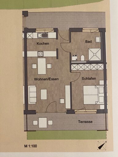 Terrassenwohnung zur Miete 700 € 2 Zimmer 59,2 m² EG frei ab 01.04.2025 Altfeld Marktheidenfeld 97828