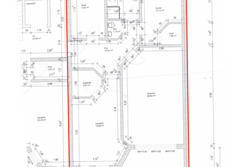 Wohnung zum Kauf 287.800 € 3 Zimmer 100 m² 2. Geschoss frei ab sofort Vegesack Bremen 28757