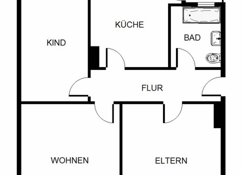 Wohnung zur Miete 768 € 3 Zimmer 73,2 m² 1. Geschoss frei ab 18.04.2026 Bessemerstr. 9 Friesenheim/Nord Ludwigshafen 67063