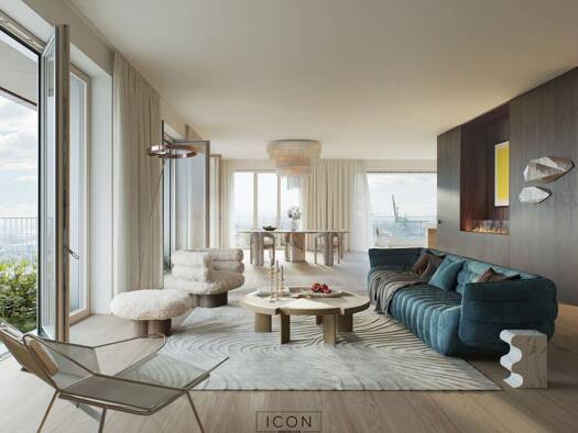 Penthouse zum Kauf - Neubau provisionsfrei 4 Zimmer 264,5 m² 12. Geschoss Kirchenpauerstraße 30 Kleiner Grasbrook Mitte 20457