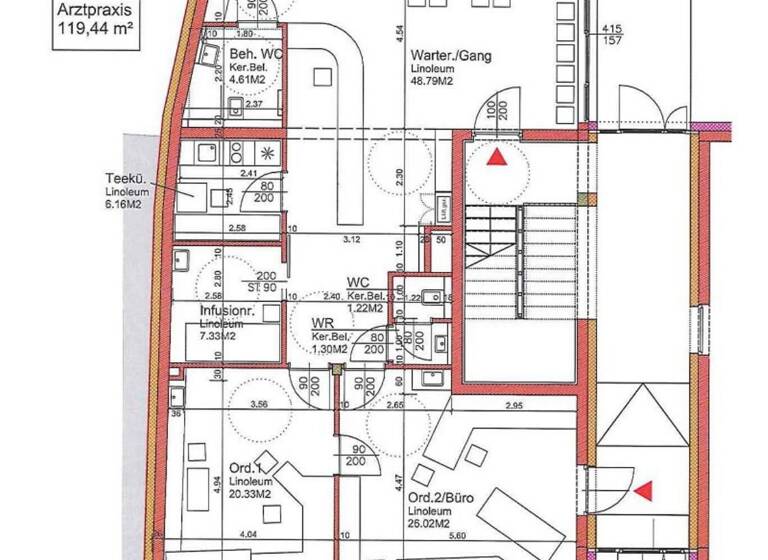 Praxis zur Miete provisionsfrei 3 Zimmer Pillichsdorf 2211