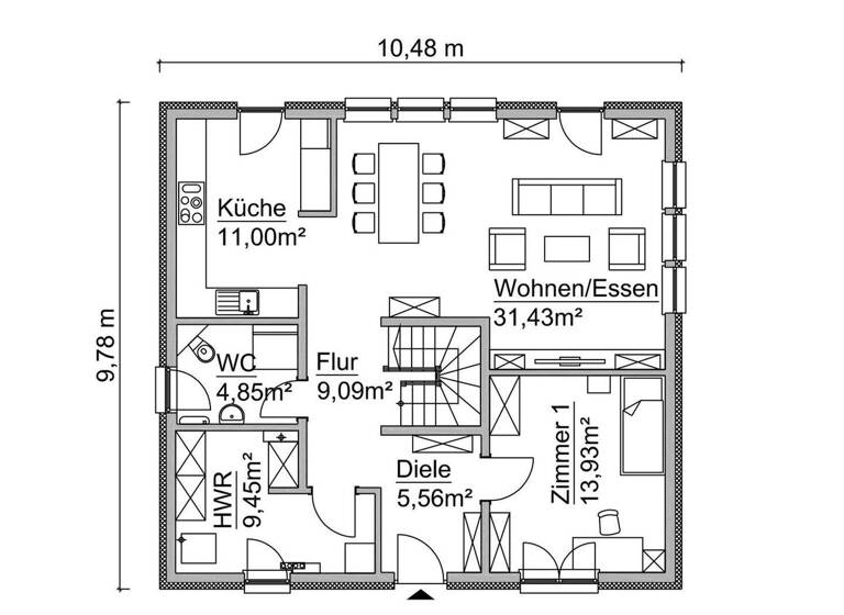Einfamilienhaus zum Kauf provisionsfrei 493.000 € 5 Zimmer 159 m² 500 m² Grundstück An der Kleinbahn 6 Straelen 47638