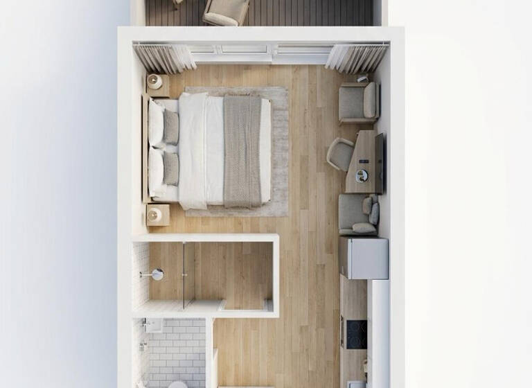 Studio zum Kauf provisionsfrei 226.909 € 1 Zimmer 14,7 m² Marina Wendtorf Wendtorf 24235