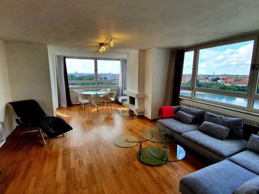 Penthouse zur Miete 1.550 € 4 Zimmer 116 m² Geschoss 15/18 frei ab 01.04.2026 Tullnau Nürnberg 90402