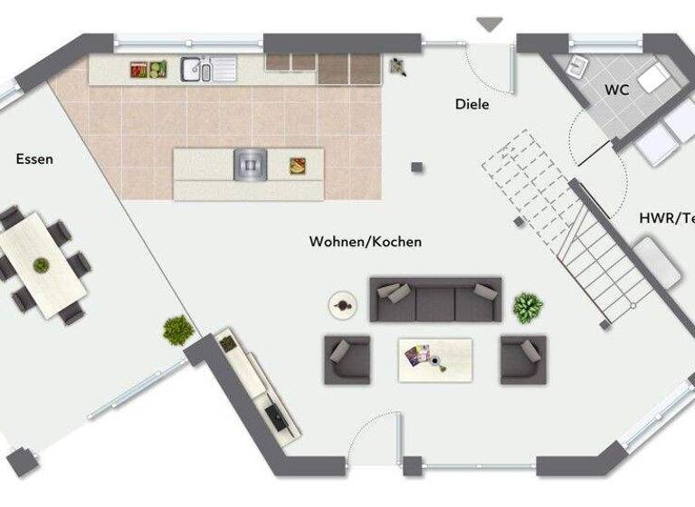 Einfamilienhaus zum Kauf - Erstbezug 1.350.000 € 4 Zimmer 175,7 m² 483 m² Grundstück Marienthal Hamburg 22043