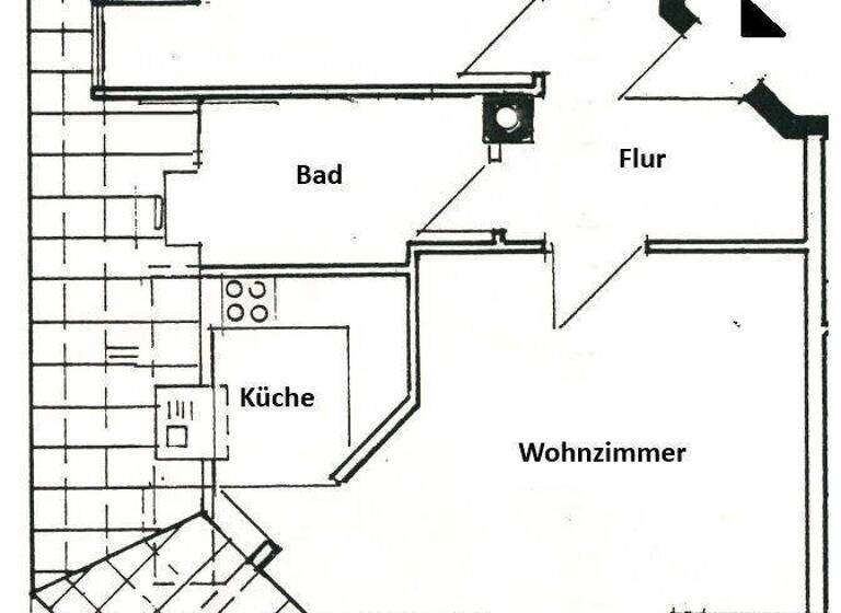 Wohnung zur Miete 699 € 2 Zimmer 65,7 m² 3. Geschoss frei ab 01.04.2026 Hauptstraße 49 Markkleeberg 04416