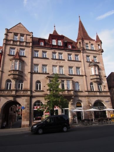 Wohnung zur Miete 630 € 1,5 Zimmer 45 m²<br/>Wohnfläche 4.<br/>Geschoss ab sofort<br/>Verfügbarkeit Lorenzer Straße 31 Altstadt / St. Lorenz Nürnberg 90402