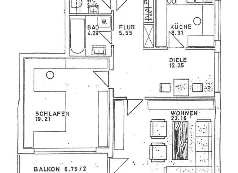 Wohnung zur Miete 760 € 2,5 Zimmer 76 m² EG Altenberg Oberasbach 90522