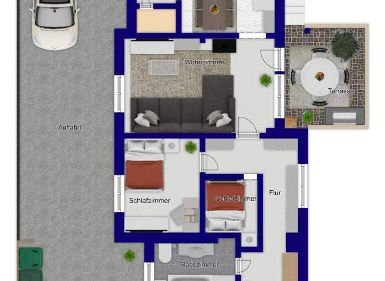 Wohnung zur Miete 650 € 2 Zimmer 100 m² 1. Geschoss frei ab 01.06.2026 Fürthen 57539