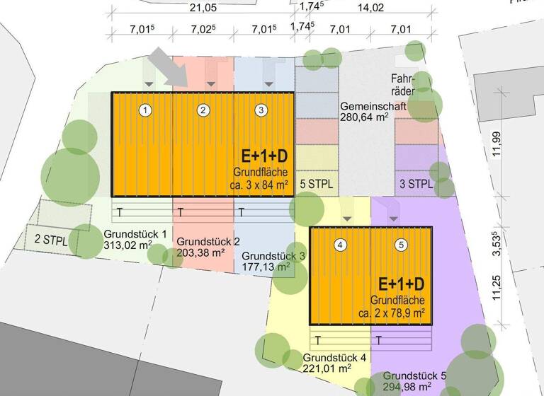 Grundstück zum Kauf provisionsfrei 129.800 € 273,6 m² Grundstück Frabertsham Obing 83119