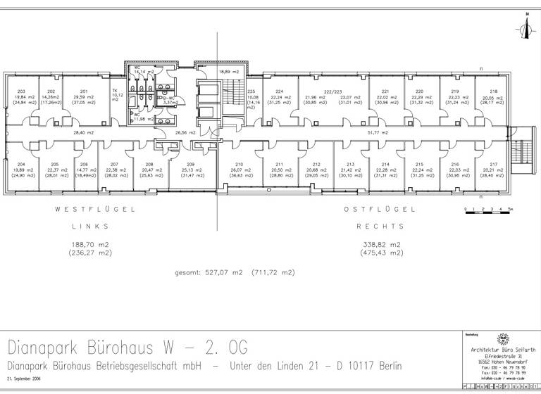 Bürofläche zur Miete provisionsfrei 0,01 € 1.220,4 m²<br/>Bürofläche ab 236,2 m²<br/>Teilbarkeit August-Bebel-Str. 68 Babelsberg Süd Potsdam 14482