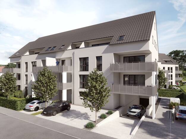 Wohnung zum Kauf - Erstbezug provisionsfrei 292.500 € 2 Zimmer 54,4 m² 1. Geschoss Unterkirchberg Illerkirchberg / Unterkirchberg 89171