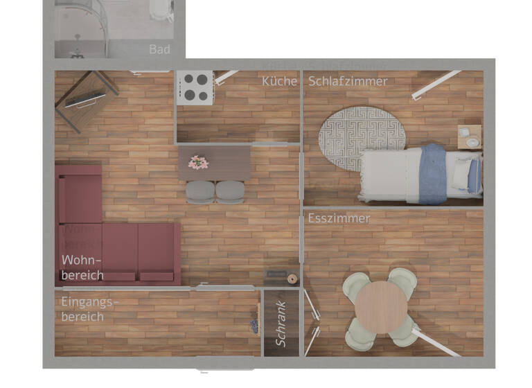 Bungalow zum Kauf als Kapitalanlage geeignet 55.000 € 3 Zimmer 42 m² 586 m² Grundstück Suhl 98528