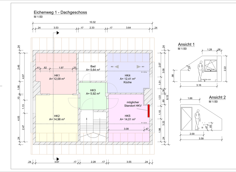 Wohnung zur Miete 550 € 2,5 Zimmer 65 m² Geschoss 2/3 frei ab sofort Gersweiler Saarbrücken 66128