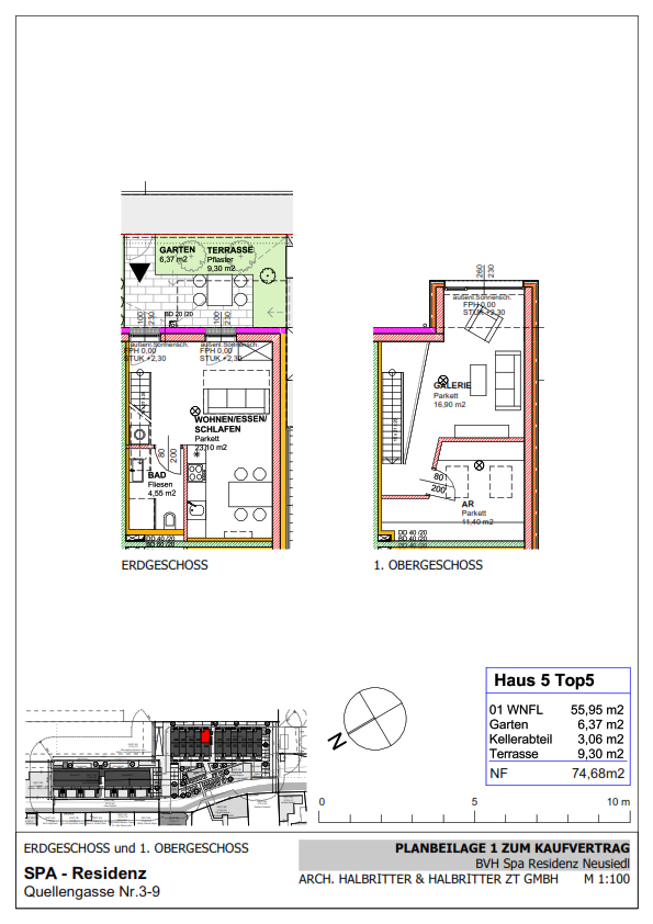 Wohnung zum Kauf 328.000 € 2 Zimmer 56 m²<br/>Wohnfläche Neusiedl am See 7100