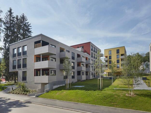 Wohnung zum Kauf - Erstbezug provisionsfrei 530.000 € 3,5 Zimmer 76,2 m² 2. Geschoss Eisenhutstraße 42 Südstadt Tübingen 72072