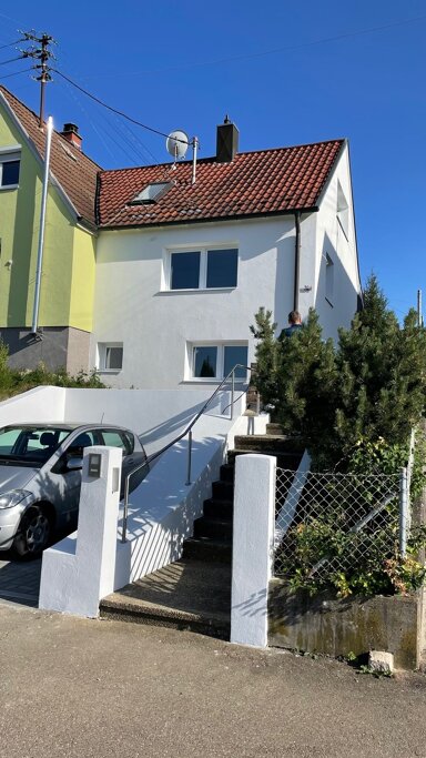 Doppelhaushälfte zur Miete 1.050 € 3 Zimmer 90 m² 379 m² Grundstück Beim Kreuzstein 19-1 Giengen Giengen an der Brenz 89537