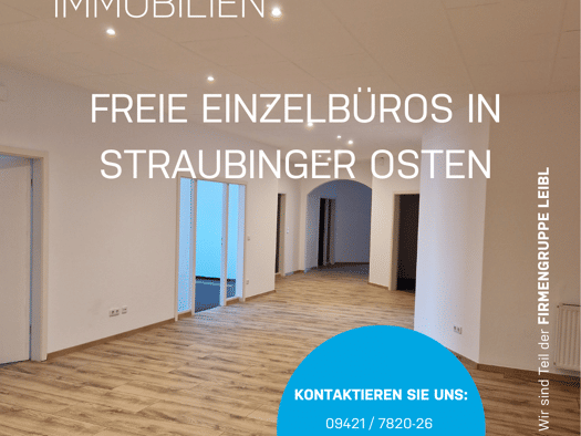 Büro zur Miete 1 Zimmer 31,8 m² Bürofläche Ittlinger Straße 192 Straubing Straubing 94315