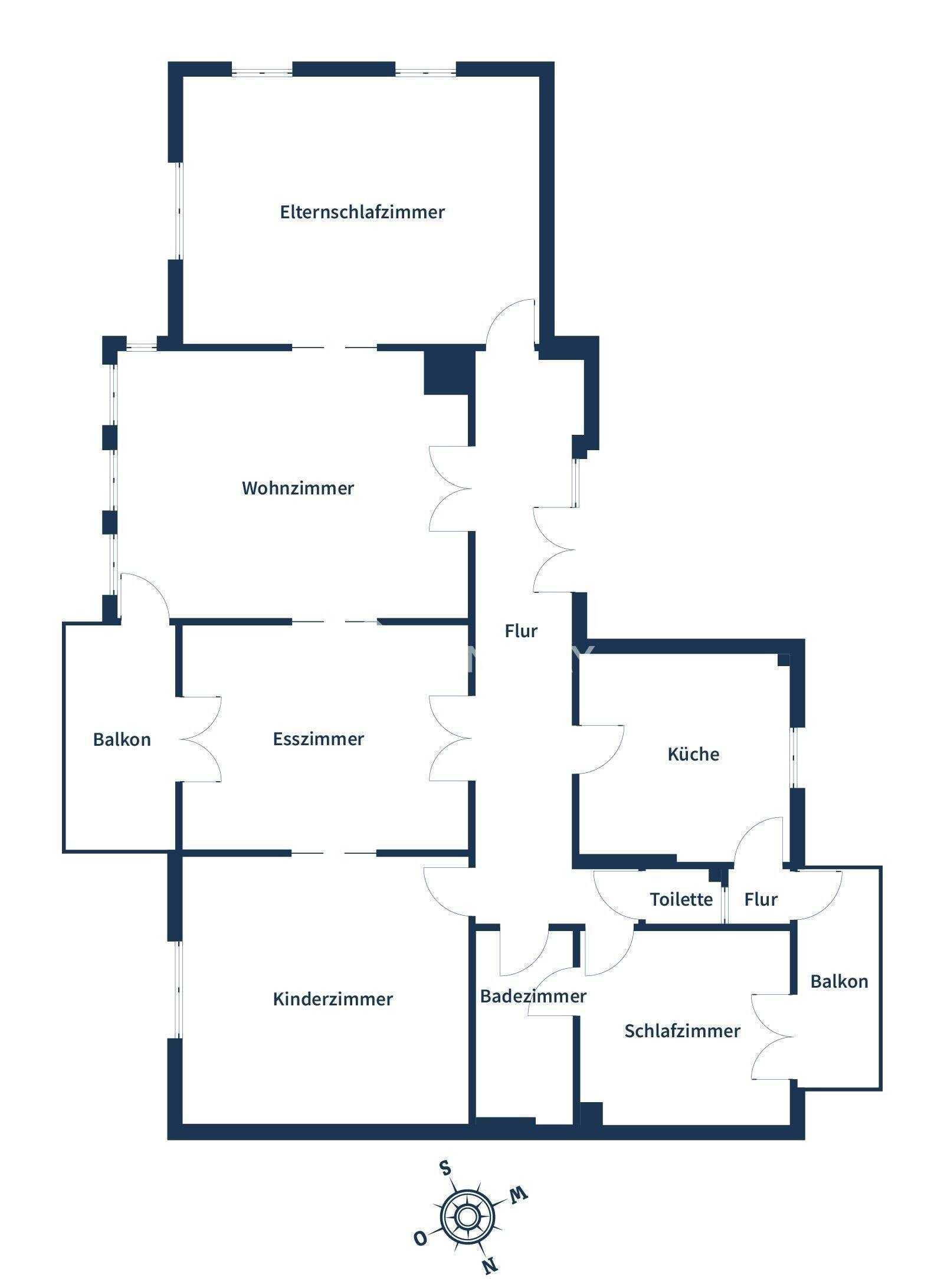 Wohnung zum Kauf 725.000 € 5 Zimmer 167 m²<br/>Wohnfläche 1.<br/>Geschoss Wiesbaden Wiesbaden 65187