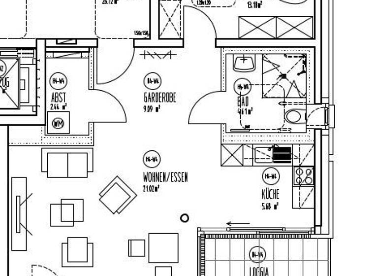 Wohnung zur Miete 943 € 2 Zimmer 58,9 m²<br/>Wohnfläche 1.<br/>Geschoss Im Defdahl 209 Mitte Dortmund 44141