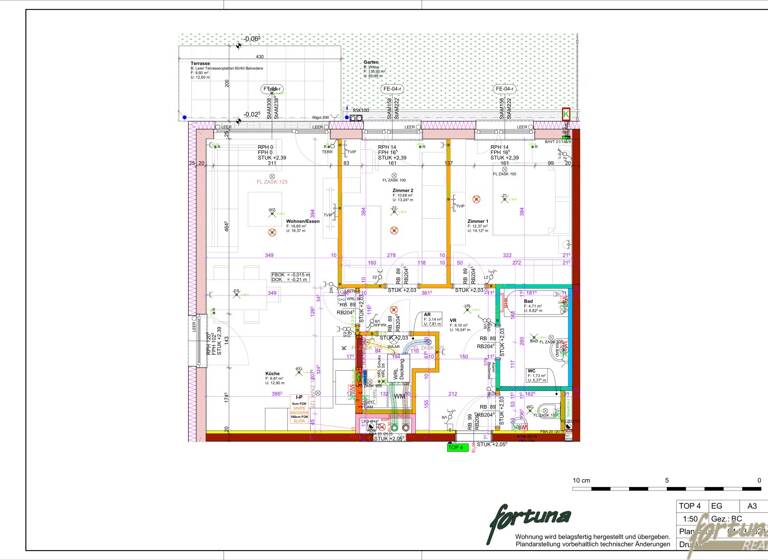 Wohnung zum Kauf - Erstbezug 304.354 € 3 Zimmer 70,5 m² EG Neustifter Straße 6 Kirchberg am Wagram 3470