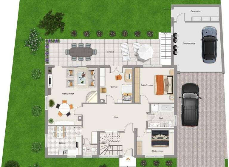 Mehrfamilienhaus zum Kauf 785.000 € 8 Zimmer 232 m² 770 m² Grundstück Jügesheim Rodgau 63110