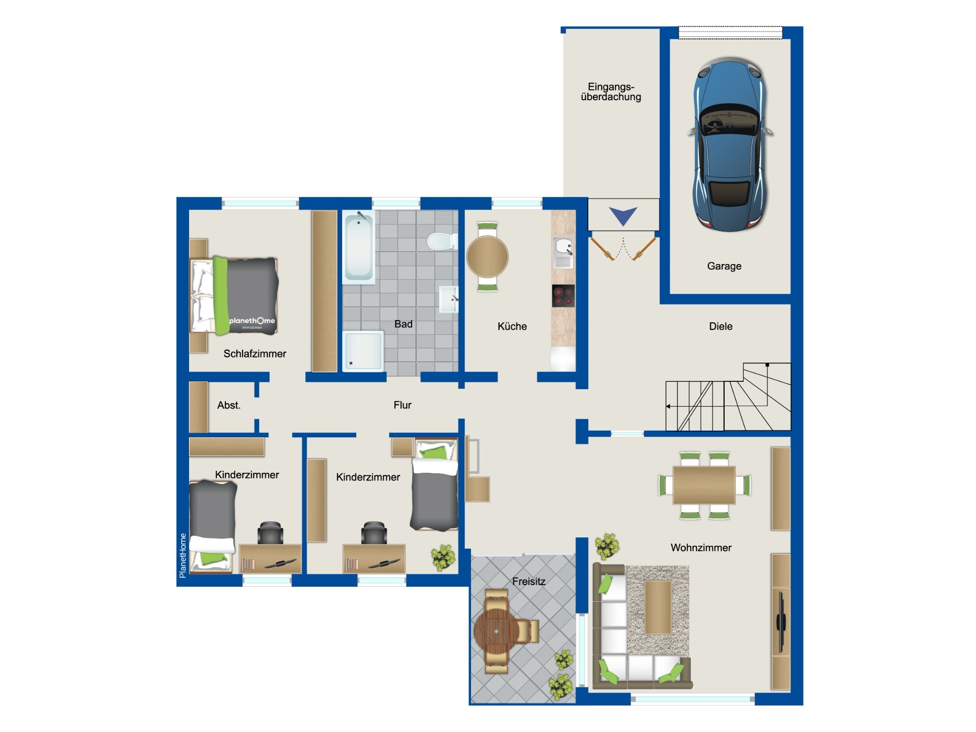 Reihenmittelhaus zum Kauf 275.000 € 4 Zimmer 160 m²<br/>Wohnfläche 600 m²<br/>Grundstück Lippinghausen Hiddenhausen 32120