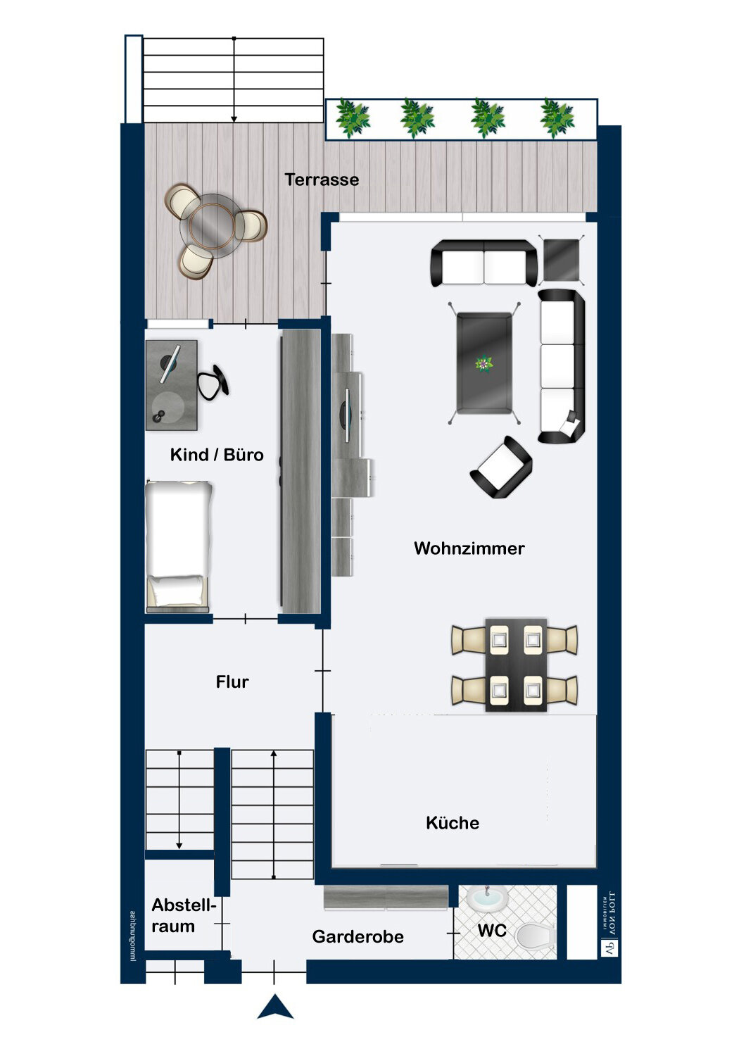 Wohnung zum Kauf 395.000 € 4 Zimmer 114 m²<br/>Wohnfläche Gemmingstal Heilbronn 74074