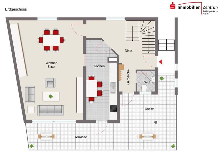 Einfamilienhaus zum Kauf 450.000 € 4 Zimmer 136 m² 520 m² Grundstück Melle-Mitte Melle 49324