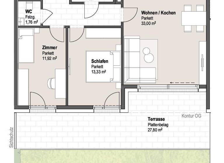 Wohnung zum Kauf provisionsfrei 602.628 € 3 Zimmer 77,3 m² Saalbach 5753
