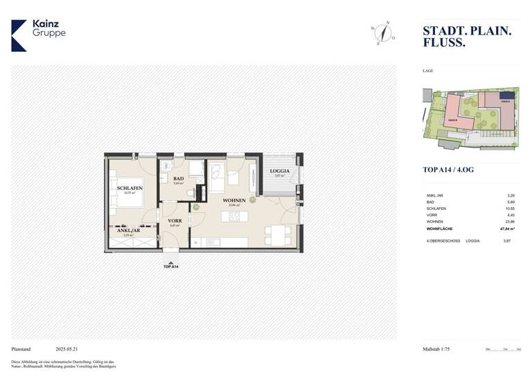 Wohnung zum Kauf - Erstbezug 393.000 € 2 Zimmer 47,8 m² Salzburg 5020