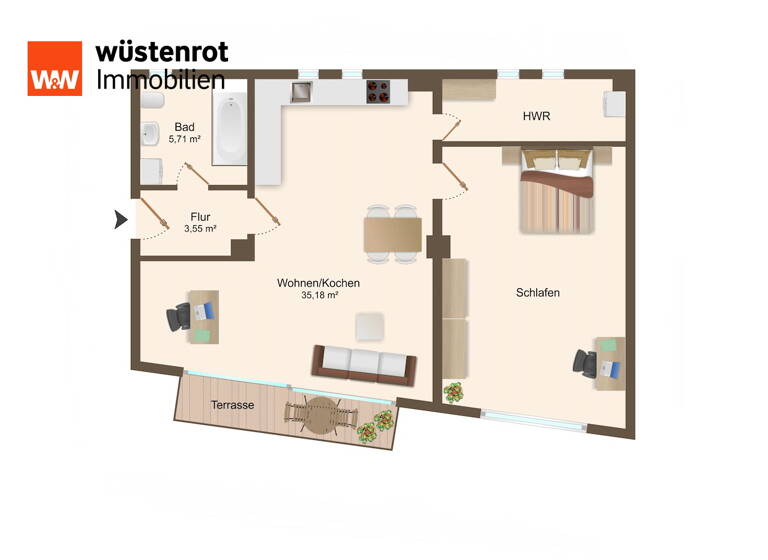 Wohnung zum Kauf 309.000 € 2 Zimmer 78 m² Altstadt Lüneburg 21335