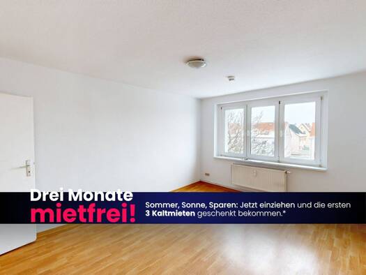 Wohnung zur Miete 299 € 3 Zimmer 58,6 m² 2. Geschoss frei ab 01.09.2026 Nordstraße 15 A Lutherstadt Wittenberg Wittenberg 06886