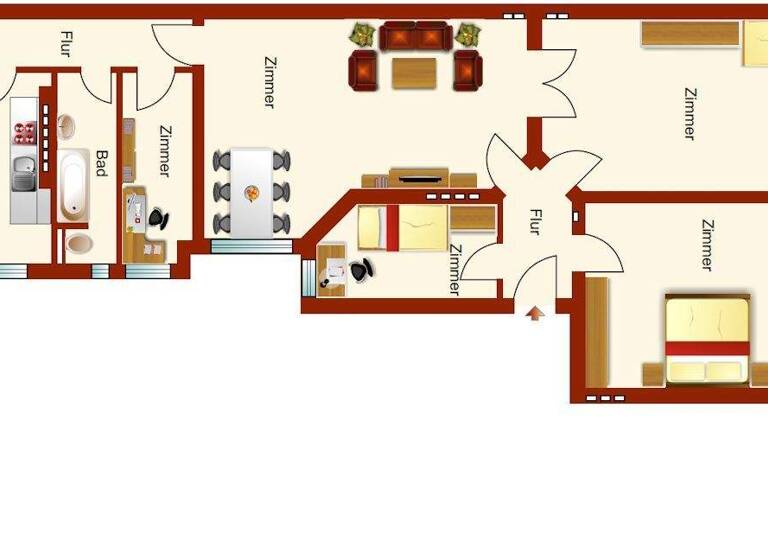 Wohnung zum Kauf 749.000 € 4,5 Zimmer 137,5 m² 2. Geschoss frei ab sofort Wilhelmshavener Straße 64 Moabit Berlin 10551