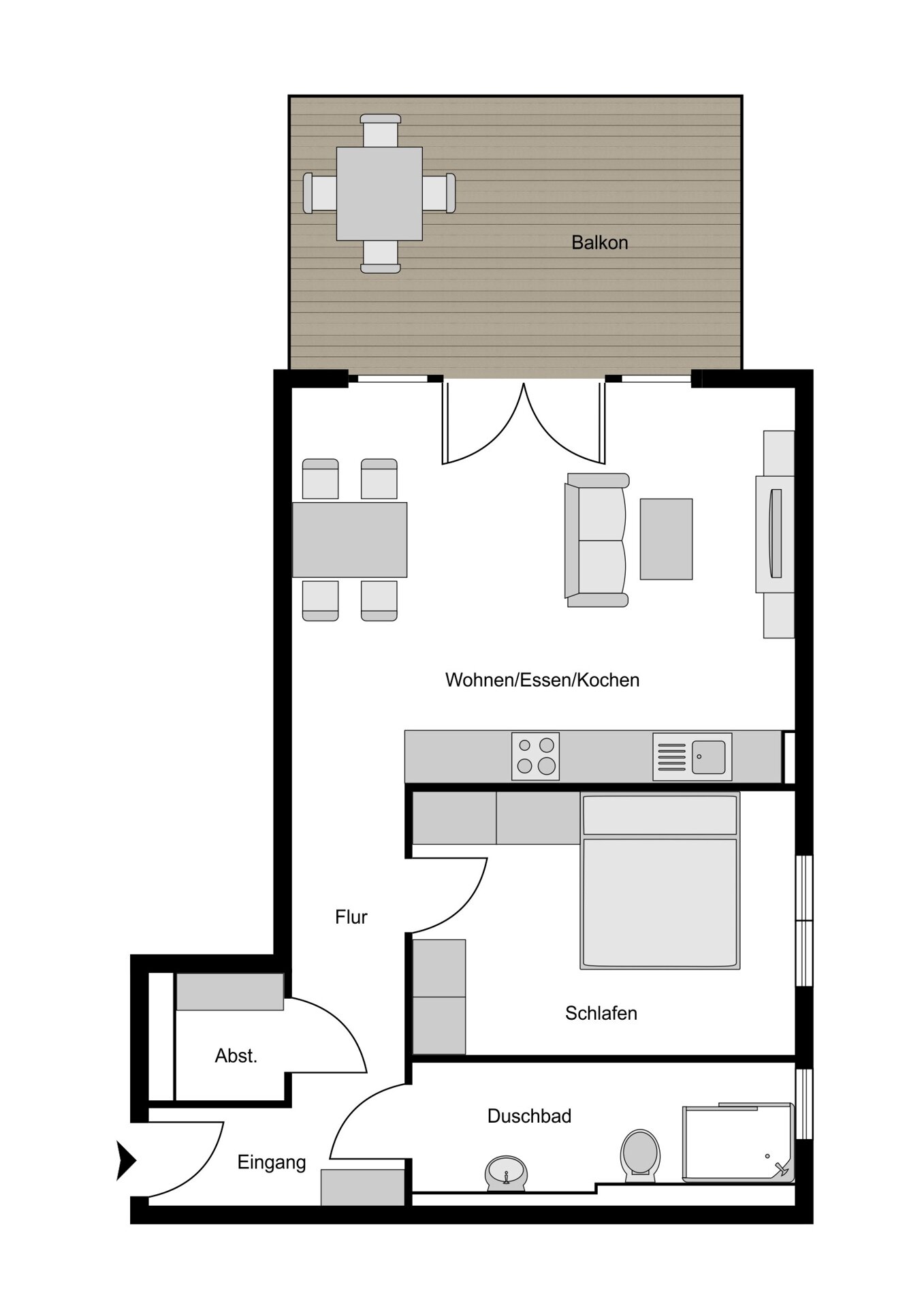 Wohnung zum Kauf 345.000 € 2,5 Zimmer 60,8 m²<br/>Wohnfläche 1.<br/>Geschoss Weitmar - Mark Bochum 44795