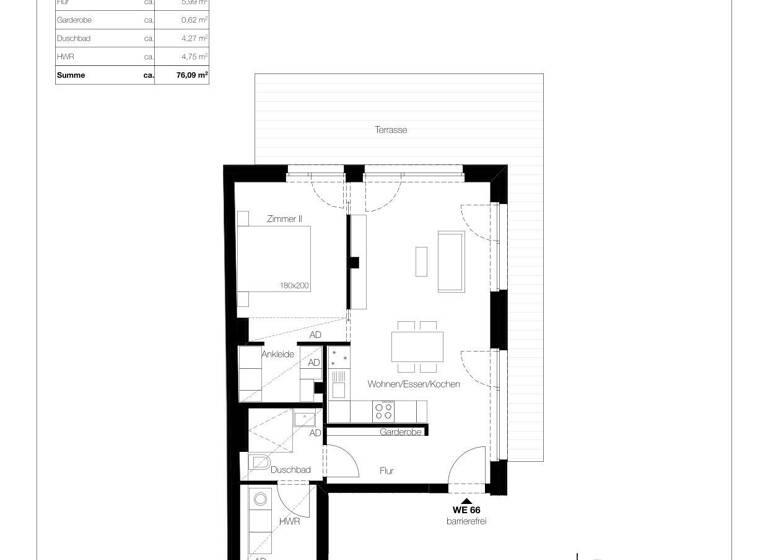 Wohnung zum Kauf provisionsfrei 607.000 € 2 Zimmer 76,1 m²<br/>Wohnfläche EG<br/>Geschoss Aachener Straße 35-38 Wilmersdorf Berlin 10713