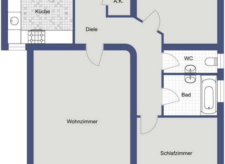 Wohnung zum Kauf provisionsfrei 244.000 € 3 Zimmer 81 m² 3. Geschoss Höhscheid Solingen 42657