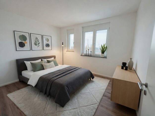 Maisonette zum Kauf - Erstbezug provisionsfrei 712.700 € 3 Zimmer 91,5 m² Geschoss 6/6 frei ab sofort Steinbühler Straße 4 Tafelhof Nürnberg 90443