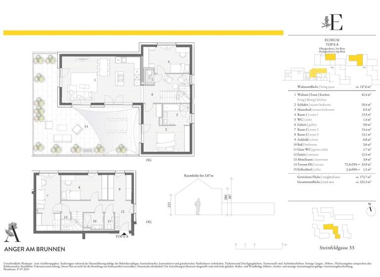 Wohnung zum Kauf - Erstbezug 647.000 € 5 Zimmer 1. Geschoss Hollabrunn 2020